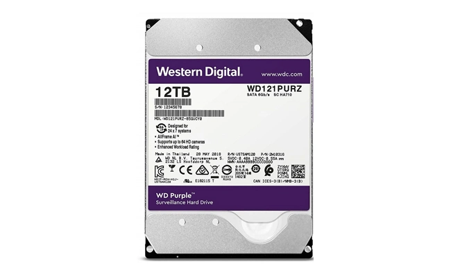 هارد اینترنال Western Digital Purple WD121PURZ - 12TB
