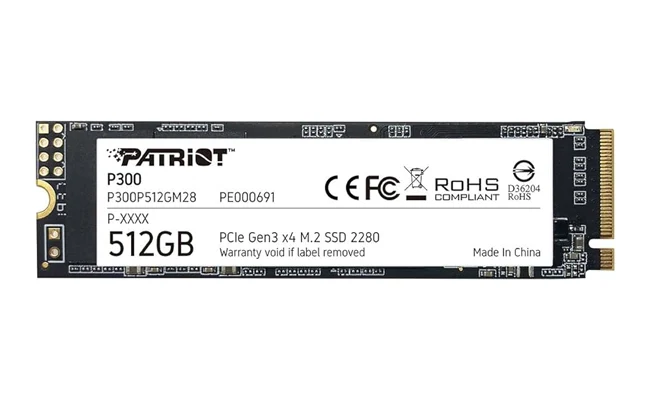 حافظه SSD پاتریوت P300 با ظرفیت ۵۱۲ گیگابایت