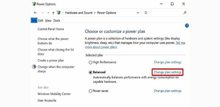 غیر فعالسازی قابلیت USB selective suspend