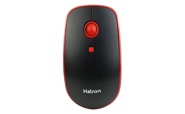 در این عکس یک ماوس بی سیم hatron hkcw135 نمایش داده شده است.