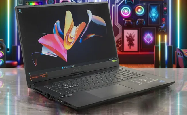 لپ تاپ ایسوس TUF Gaming F17 FX707VV-HX125 از رو به رو