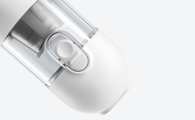 در این عکس قدرت قفل کاپ جارو شارژی شیائومی مدل ssxcq01xy نمایش داده شده است.