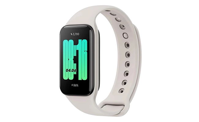 در این عکس مچ بند هوشمند Redmi Smart Band 2 شیائومی نمایش داده شده است.