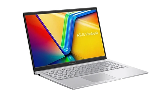 در این عکس یک لپ تاپ Vivobook F1504VA-NJ824 ایسوس i7 8GB ا ۱۵.۶ اینچی نمایش داده شده است.