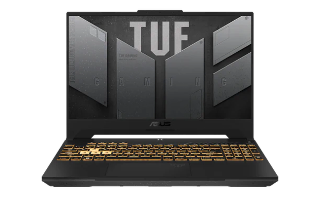 لپ تاپ TUF Gaming FX507ZC4-HN231 ایسوس نما از روبه‌رو