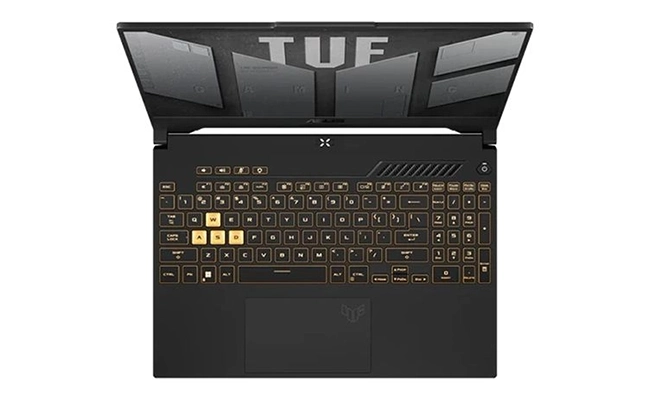تصویر کیبورد و تاچ‌پد لپ تاپ TUF Gaming FX507ZC4-HN231 ایسوس