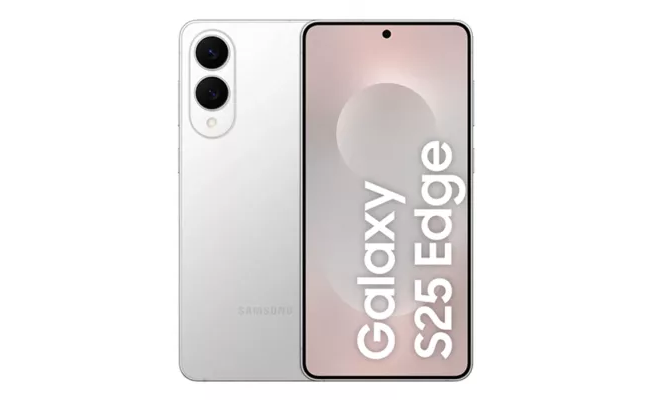 نمای جلو و پشت گوشی موبایل سامسونگ Galaxy S25 Edge نمای جلوی و پشت گوشی موبایل سامسونگ Galaxy S25 Edge