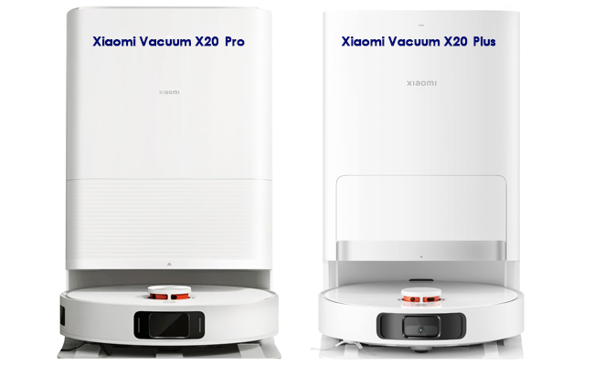 جارو رباتیک X20 Pro شیائومی و جارو رباتیک X20 Plus تصویر جارو رباتیک X20 Pro شیائومی و جارو رباتیک X20 Plus نما از روبرو