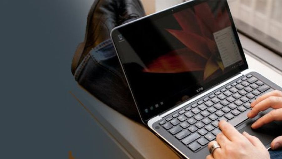 Dell XPS 13 : یکی از باریک ترین صفحه نمایش ها