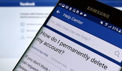 آموزش پاک کردن اکانت فیسبوک | دیلیت اکانت Facebook