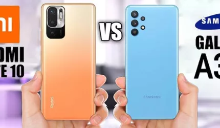 مقایسه گوشی ردمی نوت 10 شیائومی نسخه 5G با گلکسی A32