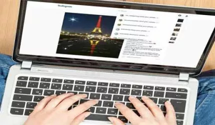 بارگذاری تصویر در اینستاگرام نسخه دسکتاپ