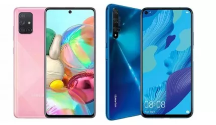 مقایسه نوا 5T هوآوی با گلکسی A51 سامسونگ