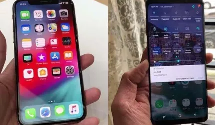 مقایسه آیفون XS Max اپل با گلکسی S9 پلاس سامسونگ