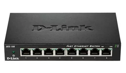 نقد و بررسی سوییچ 8 پورت دی لینک DES 108A
