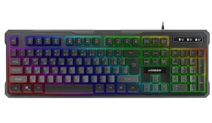 نقد و بررسی کیبورد گیمینگ GK601-RGB  گرین : حرفه ای و پرقدرت بازی کنید