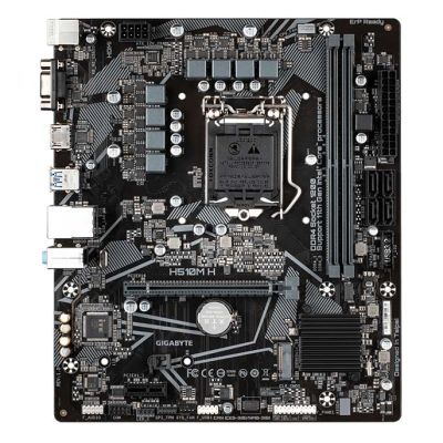 مادربرد H510M-H گیگابایت سوکت 1200 از رو به رو