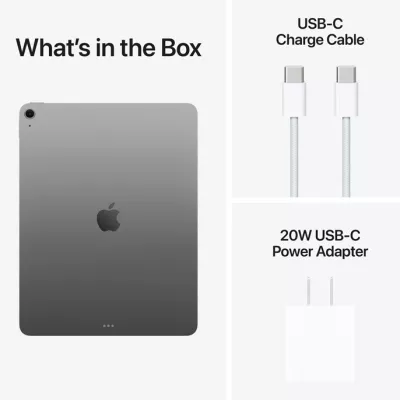تبلت iPad Air 13 2025 WiFi اپل 256 گیگابایت رم 8 گیگابایت نمای داخل جعبه