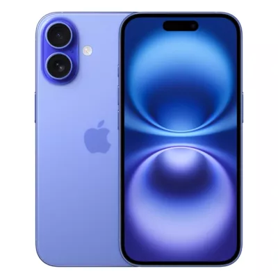 رنگ آبی گوشی موبایل iPhone 16 ظرفیت 128 گیگابایت رم 8 گیگابایت