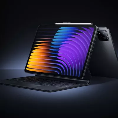 نمای کیبورد دار تبلت Pad 7 Pro شیائومی ظرفیت 512 گیگابایت رم 12 گیگابایت