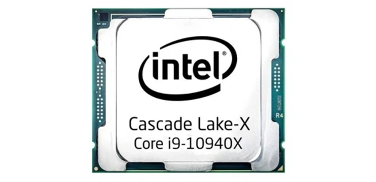 عکس پردازنده اینتل Core i9 مدل 10940X سری Cascade Lake Box 
