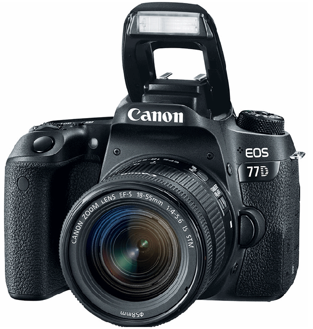 Canon EOS 77D Kit 18-55 فلاش