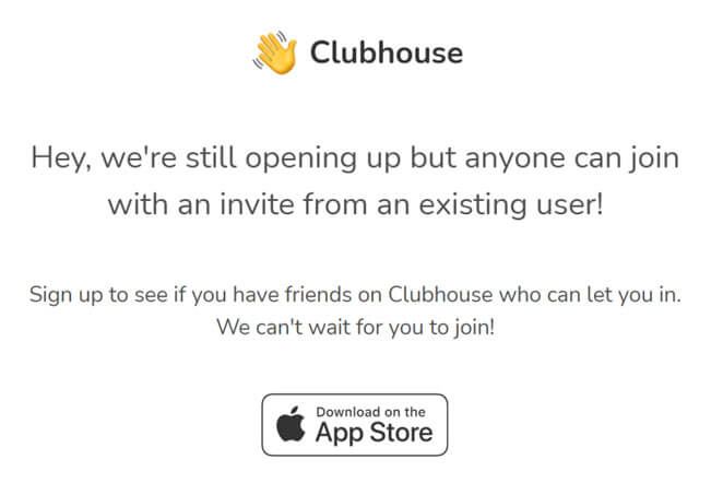 دانلود برنامه Clubhouse