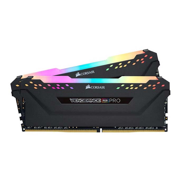 رم کامپیوتر Vengeance RGB PRO کورسیر دوکاناله 32GB فرکانس 3600MHz