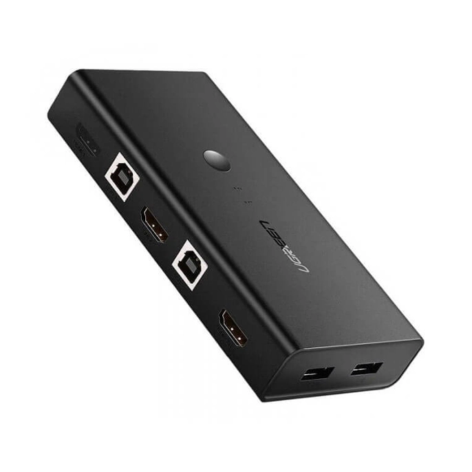 سوییچ  کی وی ام CM-200 KVM یوگرین 2 Port HDMI / 50744