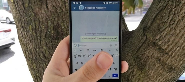 آموزش ارسال پیام زمان دار در تلگرام
