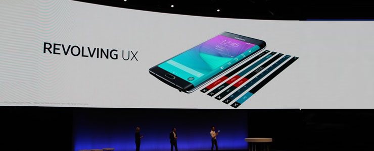 سامسونگ محصولات Galaxy Note Edge را رونمایی کرد