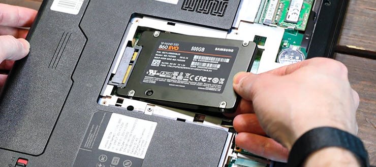 آموزش نصب هارد SSD بر روی تمامی لپ تاپ‌ها