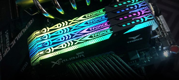 نقد و بررسی رم Team Group T-Force XCALIBUR RGB 16GB: قدرتمند و زیبا