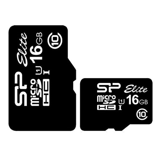 کارت حافظه microSDHC سیلیکون پاور مدل Elite کلاس 10 استاندارد UHS-I U1 سرعت85MBps همراه با آداپتور SD ظرفیت 16 گیگابایت